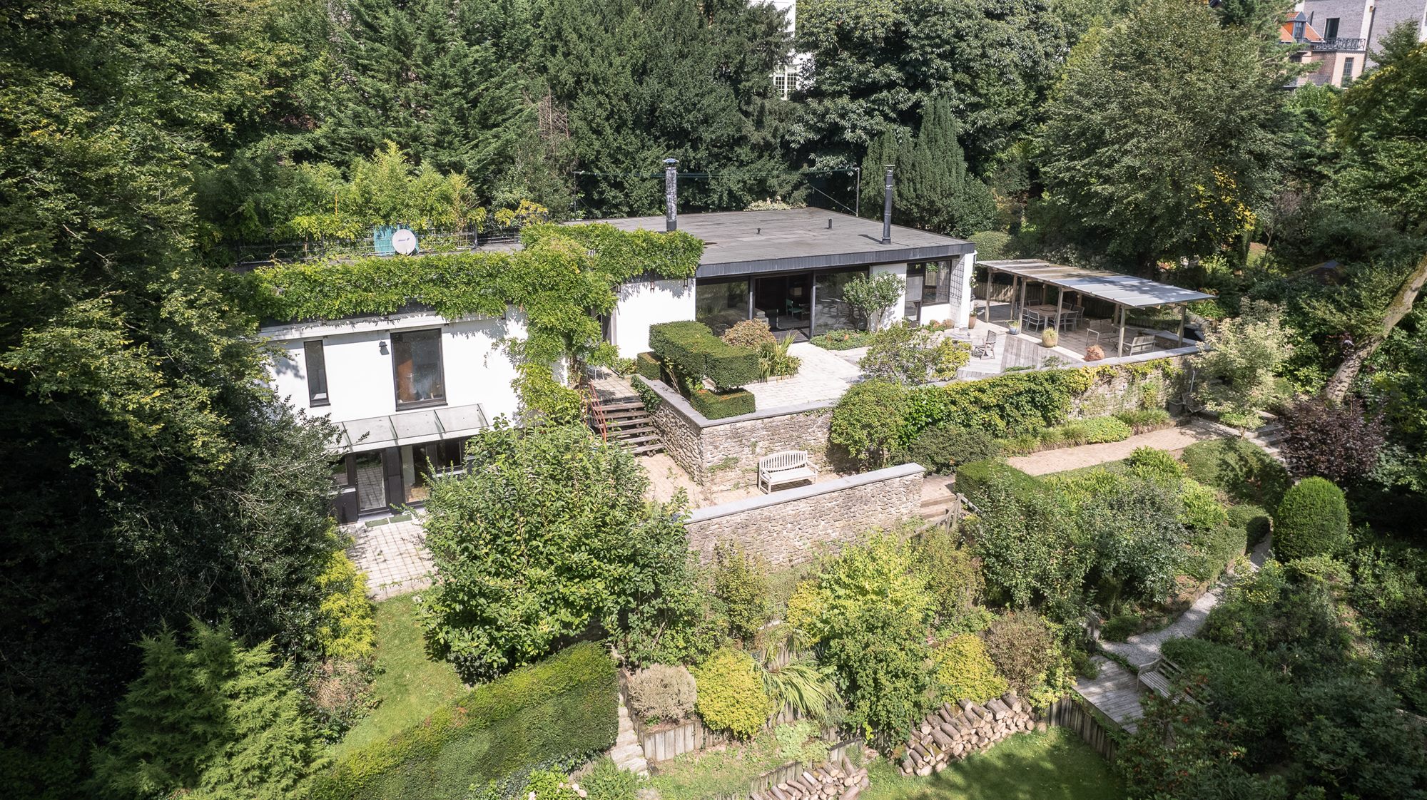 Vue aérienne par drone réalisée par AL Studio